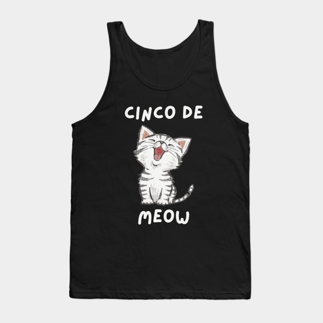 Cinco De Meow Tank Top by LENTEE